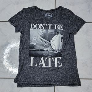 Disney Cinderella "Dont be late" Short Sleeve Women's Graphic Tee